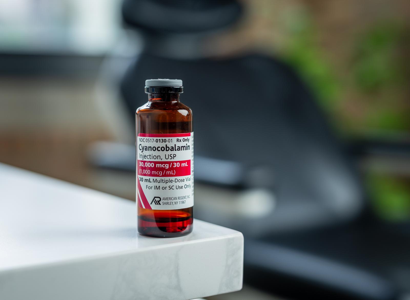 Vitamin B12 injection — Cyanocobalamin